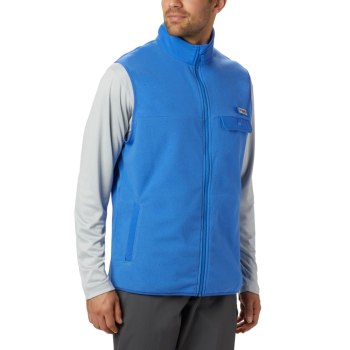 Columbia M Harborside II Fleece, Chaleco Azules Para Hombre | 421709-KNC